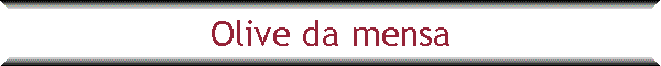 Olive da mensa